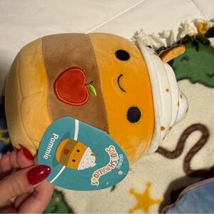 Squishmallows Orange and Brown Plush Toy Stuffed Animal